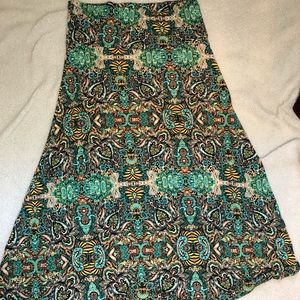 Lularoe Maxi Skirt Paisely Print
